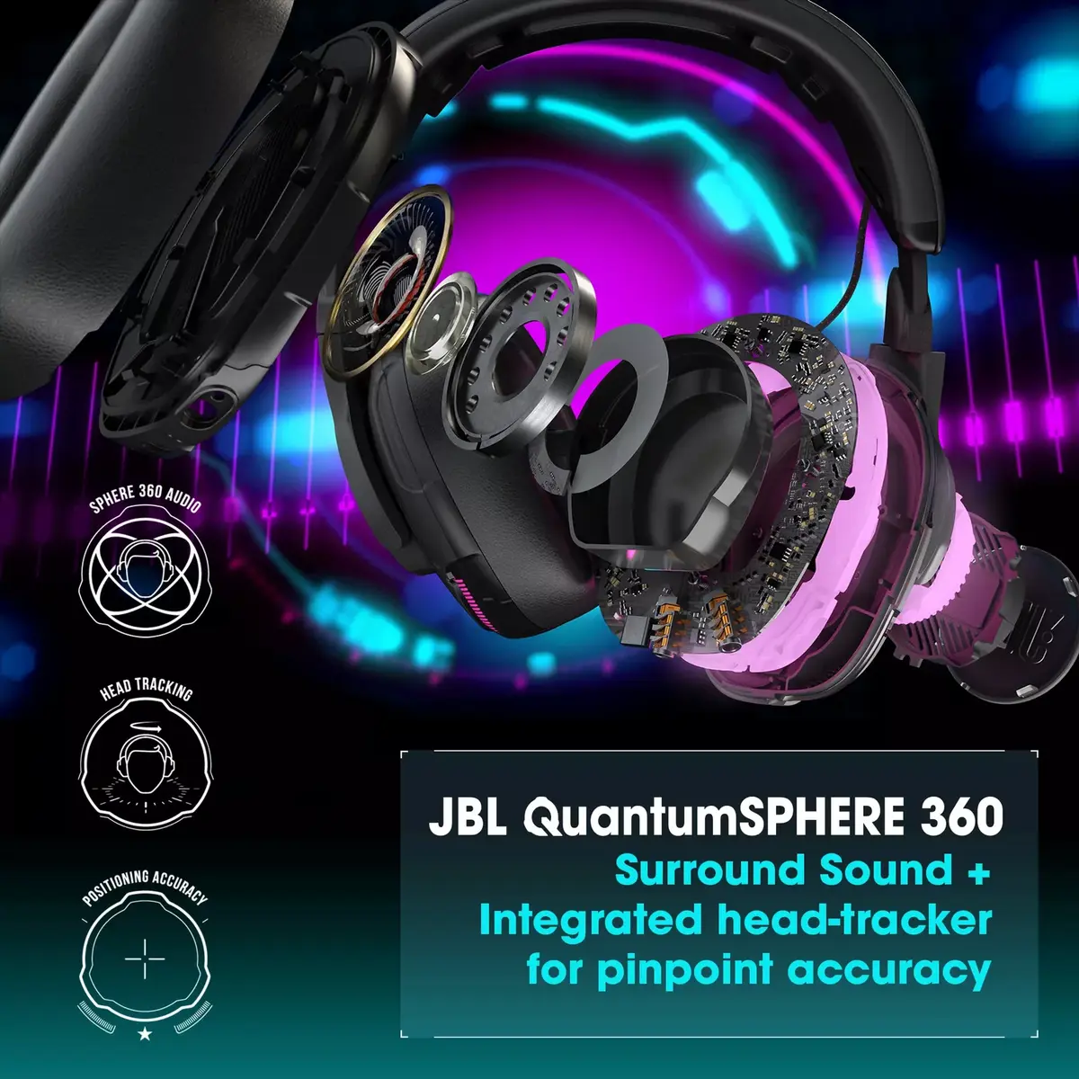 Austiņas JBL Quantum One BLACK Photo 13