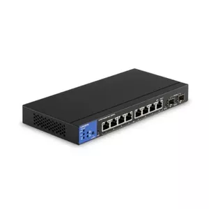 Linksys LGS310MPC Vadīts L3 Gigabit Ethernet (10/100/1000) Power over Ethernet (PoE) Melns, Zils