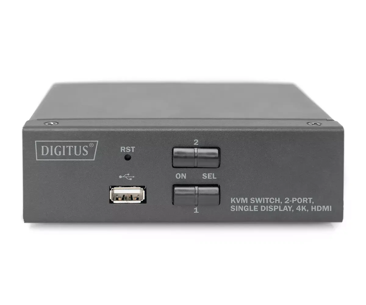 KVM slēdzis Digitus 2 porti Viena displeja 4K HDMI Photo 4