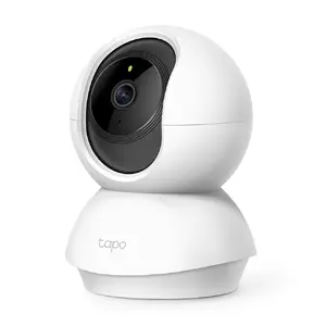 TP-Link Tapo C210 Pan/Tilt Home Security Wi-Fi Camera 3 MP Wireless Indoor Dome Camera with Night Vision and Two-Way Audio