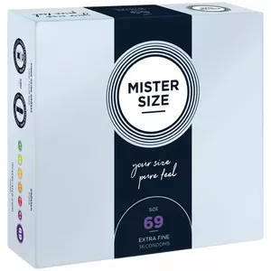 MISTER SIZE 69 36 pcs Gludi, nolīdzināti