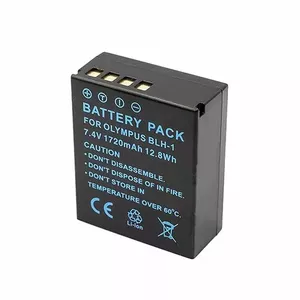 Перезаряжаемая батарея extra digital OLYMPUS BLH-1, 2000 мА·ч, совместимая аккумуляторная ячейка