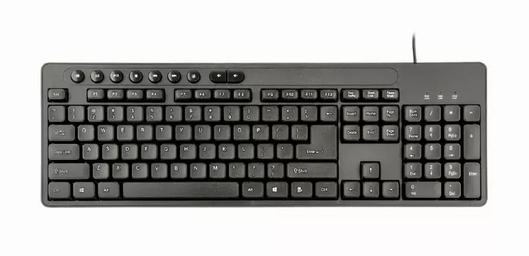 Gembird KBS-UM-04 wired full-size keyboard with mouse Photo 3