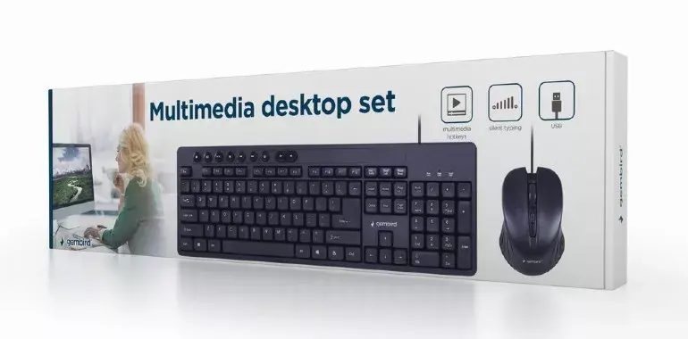 Gembird KBS-UM-04 wired full-size keyboard with mouse Photo 4
