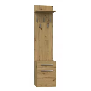 Clothing hanger top e shop DUO WIESZAK ARTISAN — Oak particleboard, 5 hooks