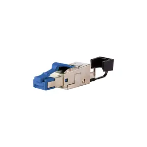Field Plug RJ45 METZ CONNECT 40G Blue