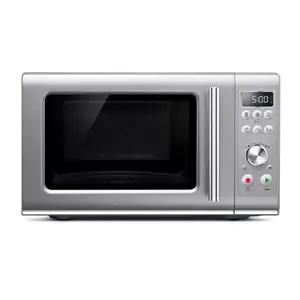 Countertop Solo Microwave Sage the Compact Wave SMO650 — 25 L, 800 W, Fuchsia/Grey