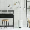 Atkritumu tvertne Brabantia NewIcon Apaļa Balta Photo 3