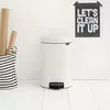 Atkritumu tvertne Brabantia NewIcon Apaļa Balta Photo 5
