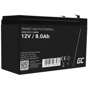 Uzlādējams 12V svina-skābes akumulators Green Cell AGM46, 8000 mAh, 2.15 kg, VRLA