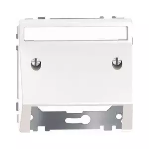 Wall plate / switch cover Merten MEG4540-6035, white, thermoplastic, conventional design