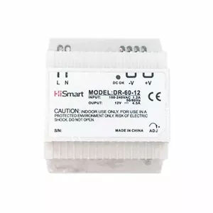 Barošanas bloks HiSmart DR-60-12 12V 4.5A pārveidotājs