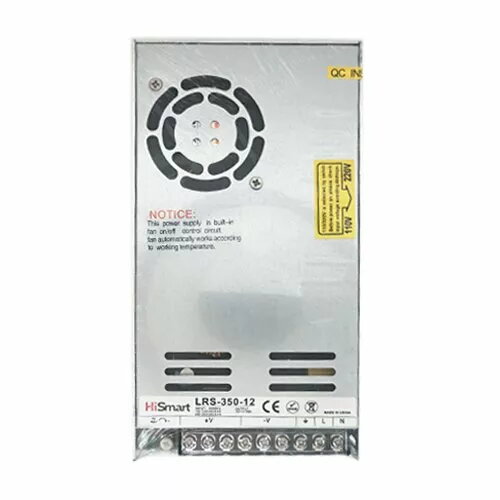 Barošanas bloks HiSmart LRS-350-12, impulsu 12V
