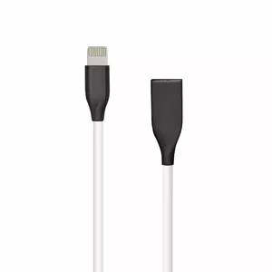 Кабель USB — Lightning extra digital CA910724, силиконовый, 1 м, белый