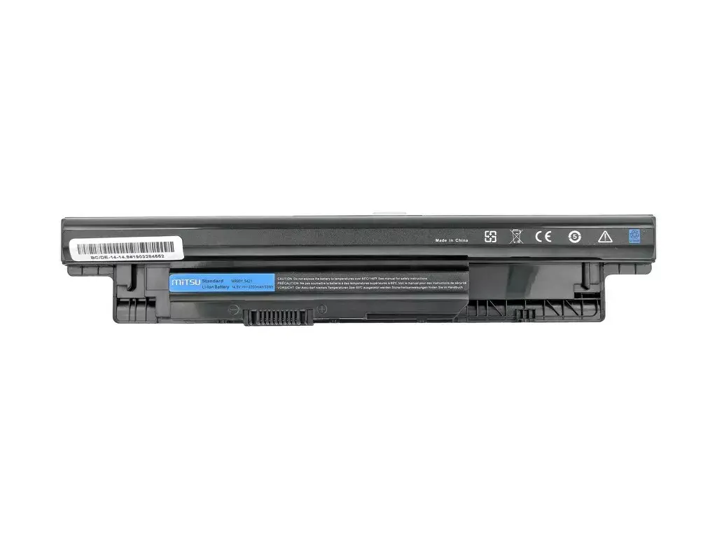 Akumulators MITSU priekš Dell Inspiron 14/15/17 14.8V 2200mA Photo 9