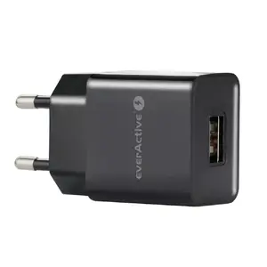 everActive SC-200B Universal AC Indoor Charger, 12W, 2.4A, 1x USB-A, Black