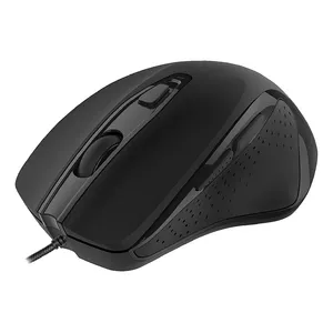 Mouse DELTACO OFFICE MS-801 wired ergonomic shape silent clicks black