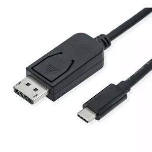 Video Cable Adapter ROLINE 11.04.5836 2m DisplayPort USB Type-C Black