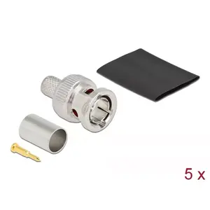 BNC разъем для обжима RG6 DeLOCK 90026