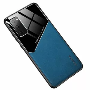 Задняя защитная накладка Mocco для Xiaomi Mi 11, кожа, синий