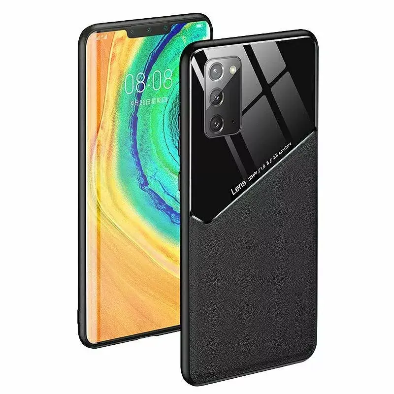 Mocco back case for Xiaomi Mi 11 — Leather Black Photo 2