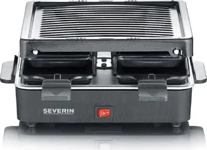 Раклетница Severin RG 2370 на 4 персоны 600 Вт черная
