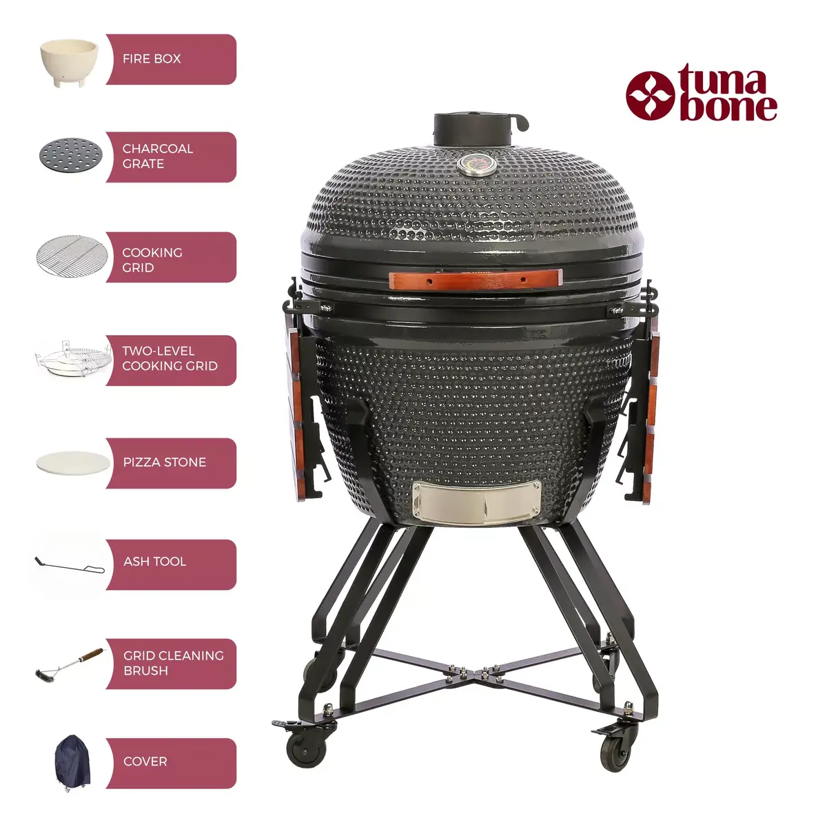 Гриль TunaBone Kamado Classic 26" XL Photo 13