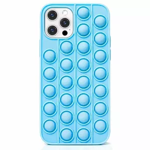Защитный антистресс чехол Mocco для Apple iPhone 12 Pro Max, синий