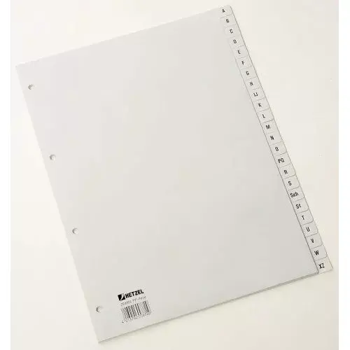 Alphabetic tab index Rexel PP Dividers Photo 2