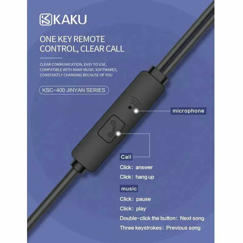 Наушники iKaku Jinyan KSC-400 3.5 мм Photo 3