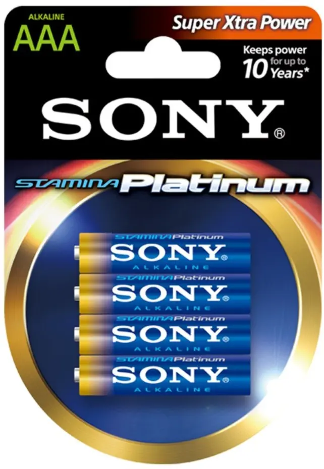 Sony Stamina Platinum AAA Vienreizlietojama sārmu