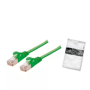 shiverpeaks BASIC-S, Cat7, 1m networking cable Green U/FTP (STP)