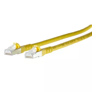 Networking cable METZ CONNECT 1308450377-E Yellow 0.3 m Cat6a S/FTP