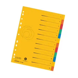 Tab Index Herlitz 50036318 Assorted Colours