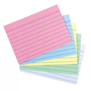 Index Card Herlitz 50019373 Blue Pink Rose
