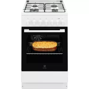 Electrolux LKK520002W Отдельностоящая плита для готовки Газ Газовый Белый A