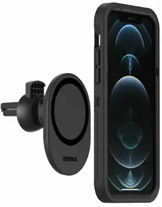 Car mount OTTERBOX for MagSafe compatible Apple iPhone 12, 12 mini, 12 Pro, 12 Pro Max — Black