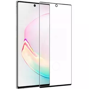 Защитное стекло Evelatus для Samsung Galaxy Note 10 Plus — клей по краю, горячая гибка
