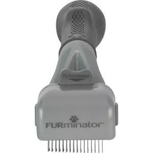 Инструмент для удаления подшерстка FURminator Adjustable — для кошек и собак, лезвие из нержавеющей стали, эргономичная противоскользящая ручка, 185 г