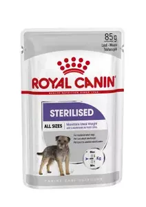Wet dog food, Royal Canin Sterilised Care (in loaf), Adult, 85 g pouch