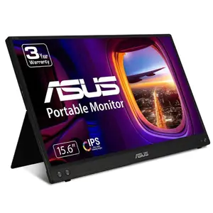 Портативный монитор ASUS MB16ACV ZenScreen 15.6 Дюйма Full HD IPS LED 1920 x 1080 Пикселей Черный USB-C