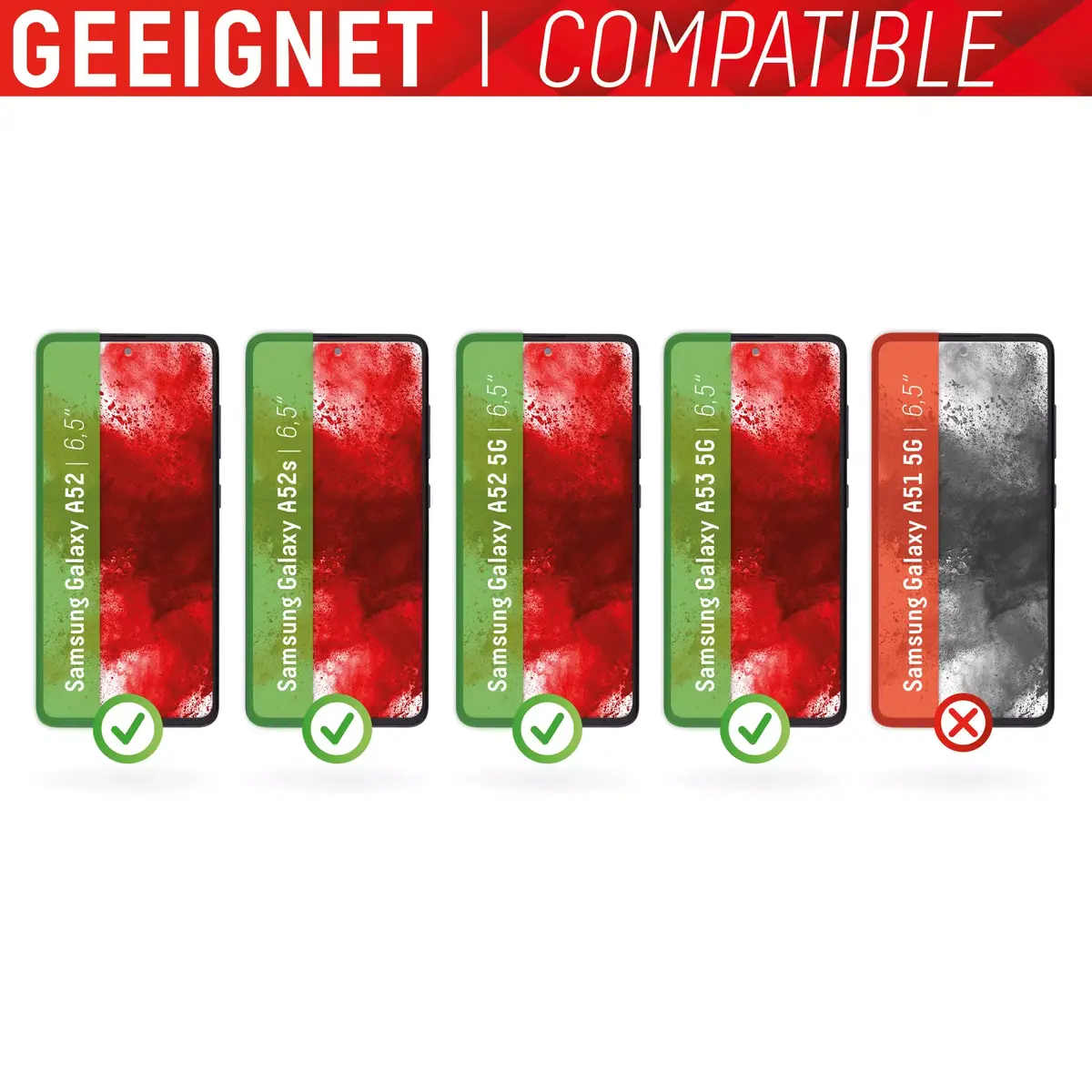 Ekrāna aizsargs Displex Samsung Galaxy A52 A52s 5G A53 5G Photo 6