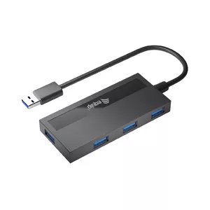 USB Hub Equip 4-Port USB 3.0 with USB-C Adapter