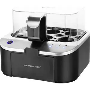 EMERIO EB-123177.1 Olu katls ar nelīpošu pārklājumu, ar mērkaroti, nesatur BPA, melns, sudraba krāsā (EB-123177.1)