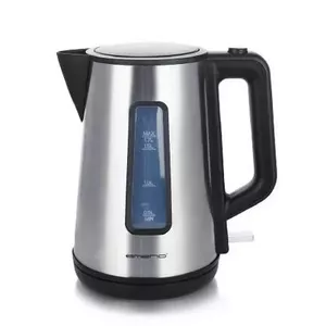 Electric kettle Emerio 1.7 L 2200 W Black Stainless steel