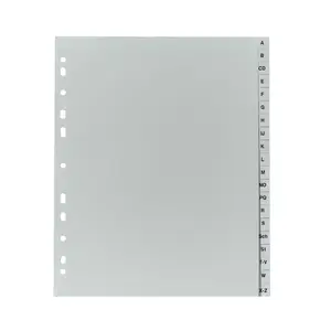 Tab index Herlitz 10901718 Grey
