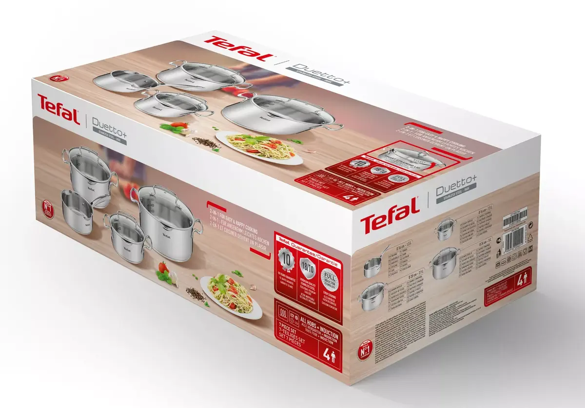 Boiling pan set Tefal Duetto+ G719S7 Photo 13
