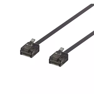 Networking Cable Deltaco UUTP-2067 RJ-45 Cat6a 5 m Black