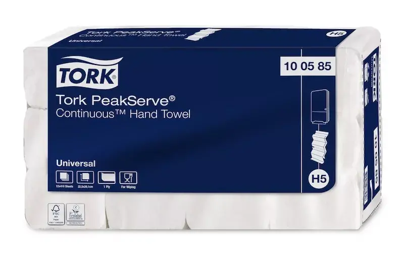 Paper Towels Tork PeakServe White Photo 3