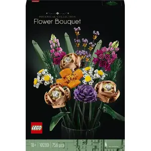 Сборный декоративный букет LEGO Icons 10280 — 756 деталей, разноцветный, 18+